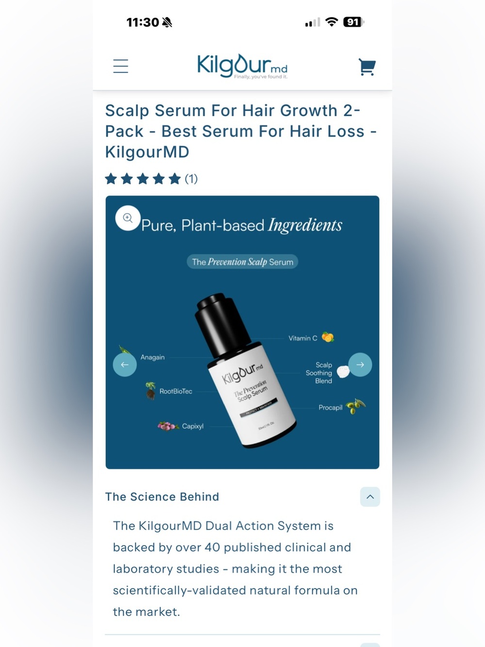 The Prevention Scalp Serum - White & Black - Picture 2 of 7